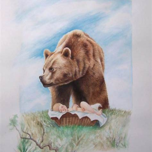 Mamma Orsa, la Dea Madre – L’Abbraccio Primordiale della Madre Cosmica